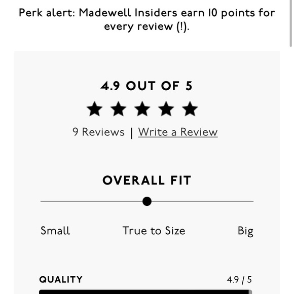 NWT Madewell Fireside Mini Skirt - size 6 - Picture 11 of 11